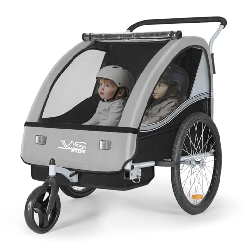 Tiggo VS 50202 - Remolque infantil 2 en 1 para bicicleta con...