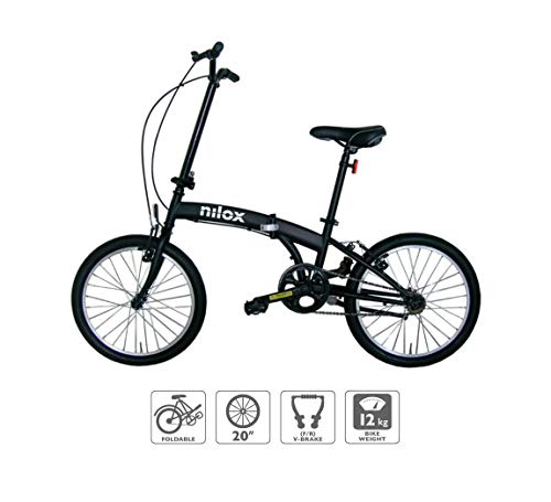 Nilox, Bike X0, Bicicleta Plegable Adulto, Fácil de Transportar,...