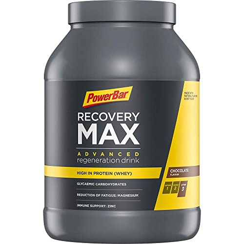 PowerBar Recovery Max Chocolate 1144g - Bebida de Suero de Leche...