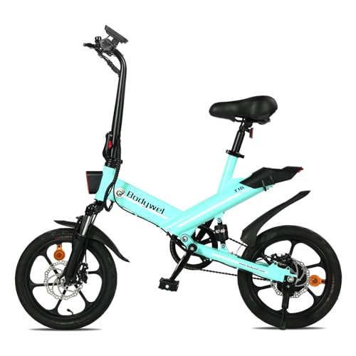 Bodywel T16 Bicicleta Eléctrica Plegable, 16' Portable E-Bike,...