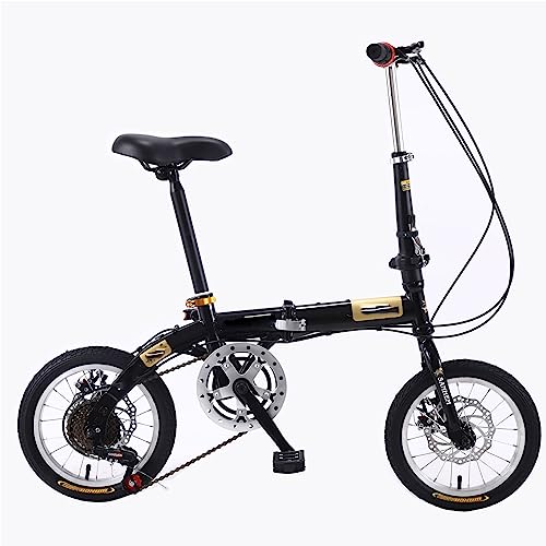 ZDXC Bicicleta Plegable de 14 Pulgadas, Bicicleta Compacta...