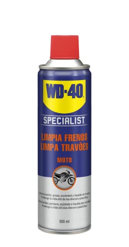 WD-40 34061 Specialist motorbike, Limpia frenos, Color Blanco,...