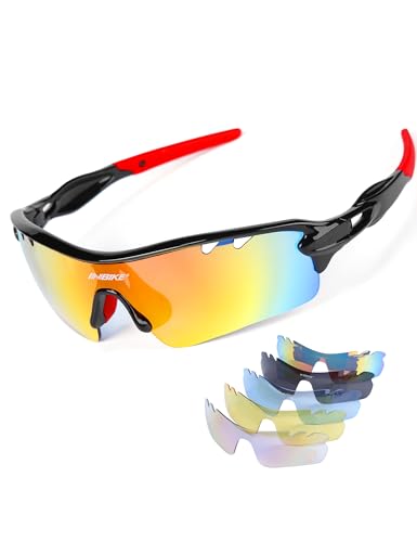 INBIKE Gafas Sol Polarizadas Ciclismo Hombre Mujer con 5 Lentes...*