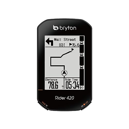 Bryton Rider 420 E Ciclocomputador GPS, Sin género, Negro, Talla...