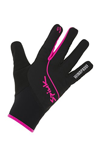 Spiuk XP Light Membrana Guantes Largos, Hombre, Negro/Fucsia, L