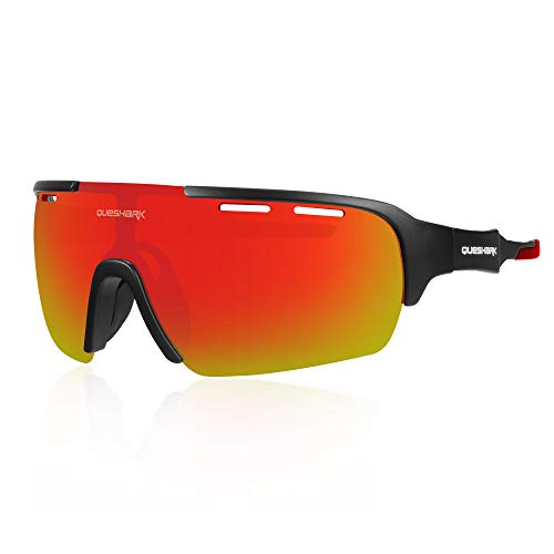 Queshark Gafas de Ciclismo para Hombre Mujer Bicicleta de...*