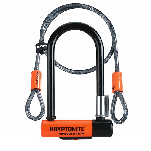 Kryptonite Evolution Mini 7 con 4' cable de lazo U-Lock Kripto...