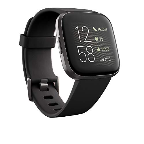 Fitbit Versa 2 Health & Fitness Smartwatch with Voice Control,...