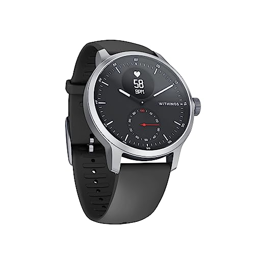 Withings , Scanwatch De 42 Mm Unisex Adulto, Negro (Black), Mm