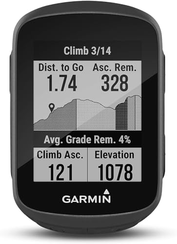 Garmin Edge 130 Plus Ciclocomputador, Color Negro, Talla única