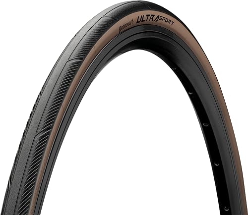 Continental Ultra Sport III Tire, Unisex-Adult, Black/Brown, 28',...