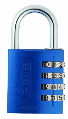 Abus 145/40 AZUL B - Candado aluminio combinacion 40mm 4 dígitos...