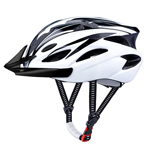 GOXIFACA Casco Bicicleta Adulto con Visera Extraíble Forro...