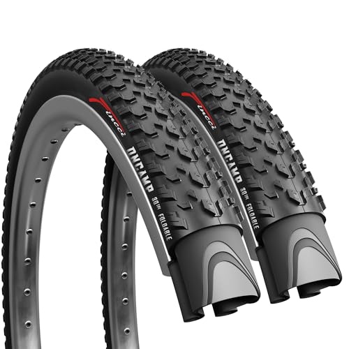 Fincci Cubiertas MTB 27.5, Par Plegable Gomas 27 5 x 2.10...