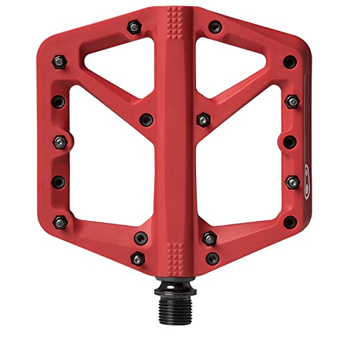 Crankbrothers Unisex's Stamp-1 Pedales, Rojo, Grande*