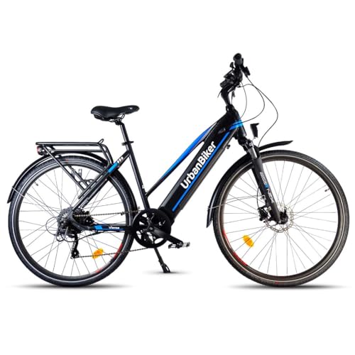 URBANBIKER Viena | Ebike Trekking | Autonomia 140KM | Azul | 28'