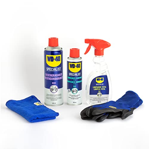 Kit Total para Mantenimiento de bicicletas WD-40 Specialist...