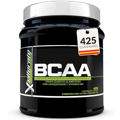 BCAA 2:1:1 1000 mg 425 Comprimidos Veganos Alta Resistencia 3000...