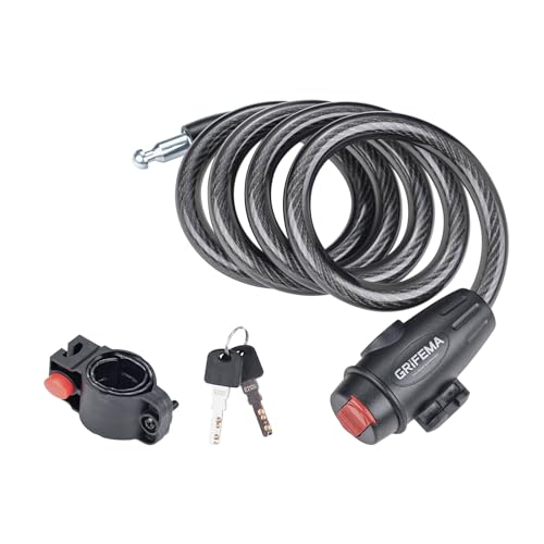 GRIFEMA GA1204-12 Candado de Bicicleta Antirrobo con Llave,...