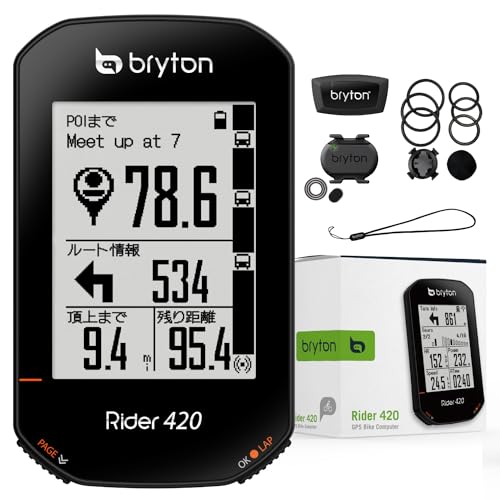 Bryton 420t Rider con cadencia y Banda Cardio, Unisex Adulto,...