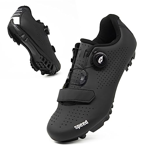 Hixingo Zapatilla de Ciclismo Hombre, Zapatos Bicicleta de...