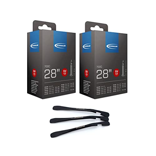 Schwalbe SV17 - Juego de 2 mangueras para bicicleta (40 mm, 28...