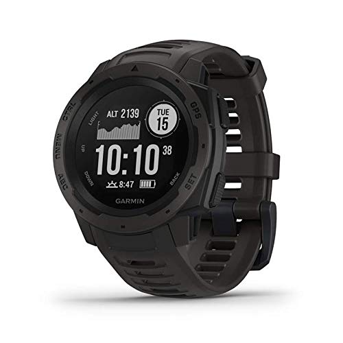 Garmin Instinct, Reloj inteligente con GPS resistente al agua,...