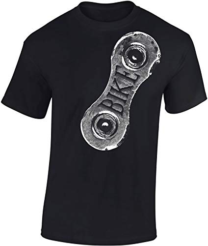 Camiseta de Bicileta: Bike - Eslabón de Cadena - Regalo...