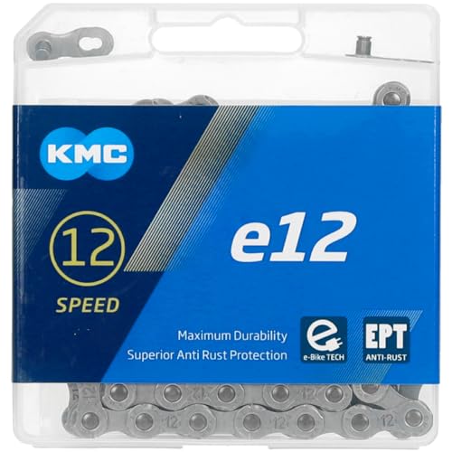 KMC, Cadena E12 EPT 1/2x11/128 130 ESLAB.12V PLATA