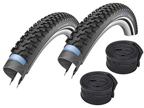 Schwalbe Marathon Plus - Juego de 2 neumáticos reflectantes para...