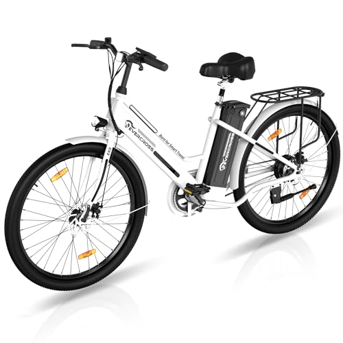 EVERCROSS EK8S Bicicleta Eléctrica Adultos, 26'’ E-Bike con...