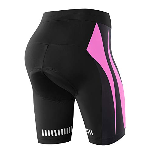 NOOYME Pantalon Corto Ciclismo Mujer Acolchado 4D Pantalones...