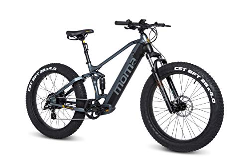 Moma Bikes Bicicleta Eléctrica Fatbike, E-FAT26PRO, Full SHIMANO...