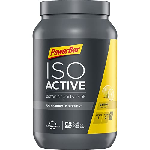 PowerBar Isoactive Lemon 1320 g - Bebida Deportiva Isotónica - 5...