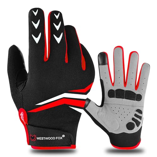 WESTWOOD FOX Guantes de Ciclismo de Dedos Enteros con Acolchado...