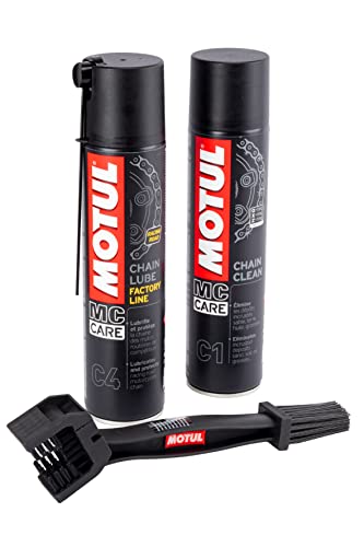 MOTUL 109919 Aditivolubricante, Pack Mantenimiento de Cadenas de...