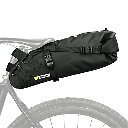 Rhinowalk Bolsa para sillín de bicicleta, impermeable, 10/13 L,...