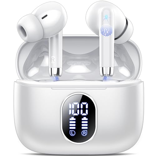 QXQ Auriculares Inalámbricos Bluetooth, Cascos Inalambricos...