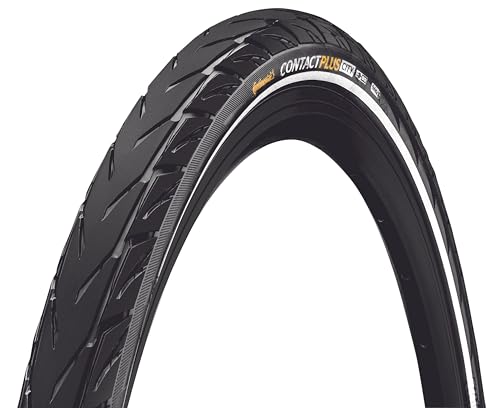 Continental Contact Plus City Bicycle Tire, Unisex-Adult, Negro,...