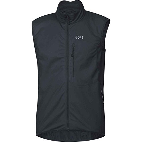 GORE WEAR C3 Chaleco de hombre GORE WINDSTOPPER, S, Negro