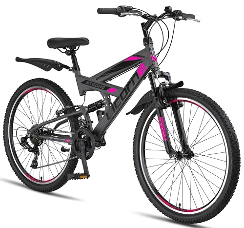 Licorne Strong Bike - Bicicleta de montaña prémium de 26...