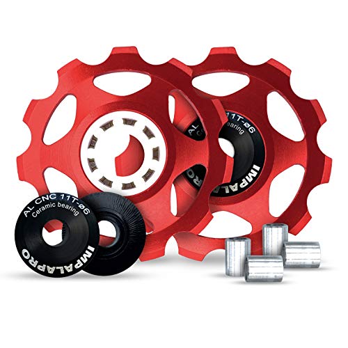 IMPALAPRO Bike Set 2 Roldanas Ceramicas 11T Cambio Trasero...