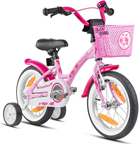 Prometheus Bicicleta Para NiÑAs de 14' en Rosa y Blanco con...