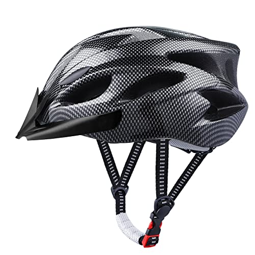 GOXIFACA Casco Bicicleta Adulto con Visera Extraíble Forro...