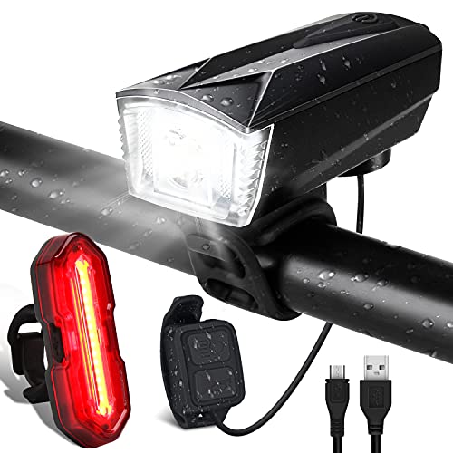 Gobikey Luces Bicicleta Delantera y Trasera Impermeable IP65, Luz...