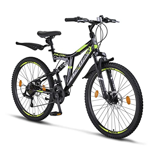 Chillaxx Bike Falcon - Bicicleta de montaña de 24 y 26 pulgadas,...