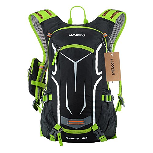 Lixada Mochila de Ciclismo Impermeable 18L Unisexo Respirable...