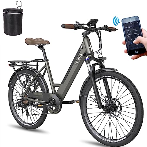 Fafrees F26 Pro [ Oficial ] Urban Bicicleta Eléctrica Mujer 26...