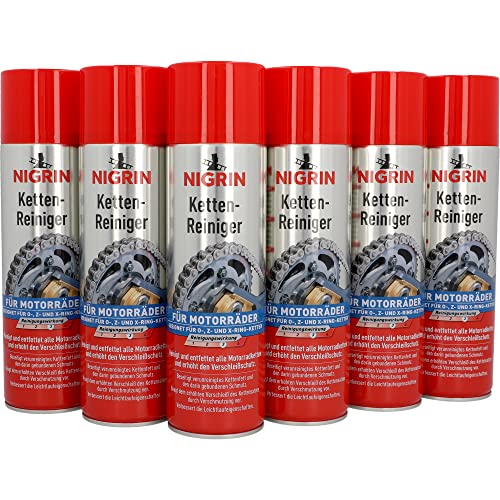 Nigrin 20854-6 limpiadores de cadena de 500 ml, spray de cadena...