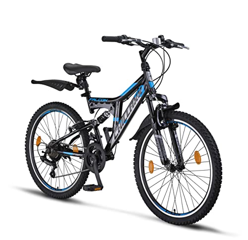 Chillaxx Bike Falcon - Bicicleta de montaña de 24 y 26 pulgadas,...